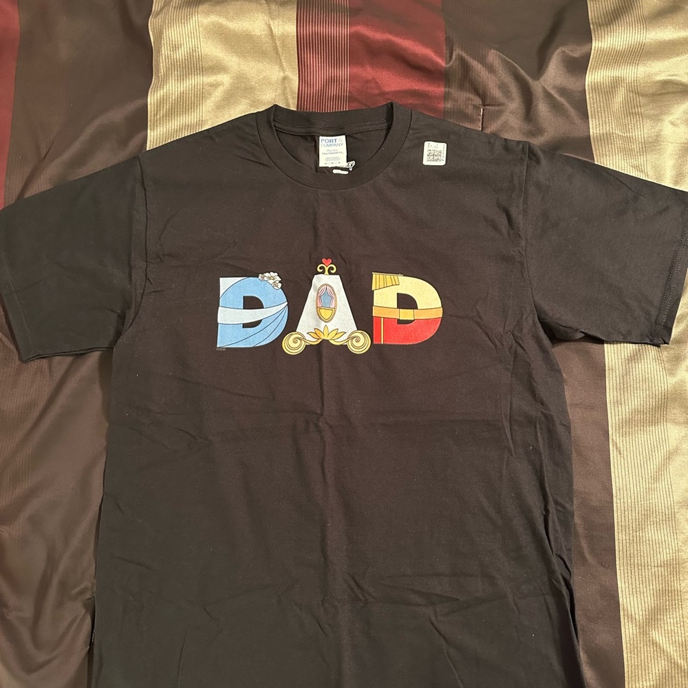 Disney Cinderella Dad Black TShirt